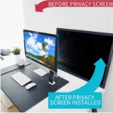22''W Inch Privacy Screen Filter for Desktop Computer Widescreen Monitor - Anti-Glare, Blocks 96% UV