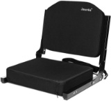 Jauntis Stadium Seats for Bleachers, Bleacher Seats with Ultra Padded Comfy Foam Backs and Cushion,