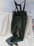 FEETHIT GREEN CHEST WADERS 46/13