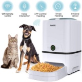 Iseebiz Automatic Pet Feeder 5L Smart Feeder Dog Cat Food Dispenser Voice Recording Timer Programmab