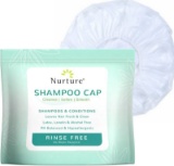 No Rinse Shampoo Cap by Nurture | Rinse Free Shower Cap That Shampoos & Conditions - PH Bal