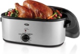 Roaster Oven with Self-Basting Lid | 22 Qt, Stainless Steel