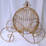 GOLD WIRE CINDERELLA CARRIAGE