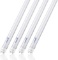 4 Foot LED Tube, T8 T10 T12 40 Watt Replacement (18W), Single End Ballast Bypass, Frosted Lens, UL,