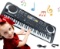 Keyboard Piano Kids 61 Key Electronic Digital Piano Musical Instrument Kit with Microphone Music Hom