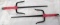 Superdo Octagon Metal Martial Arts Sai Silver 18 Inch Length Ninja Sai&Sai