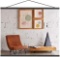 Black Poster Hanger, Magnetic Wooden Frame Hanging Kit for Photo Picutre Canvas Artwork Art Print Wa