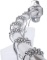 TENOVEL 3-Piece Bathroom Shower Sets: 50”-72” Adjustable Curved Shower Curtain Rod, 72”x72” Clear EV
