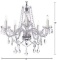 Saint Mossi Modern Contemporary Elegant K9 Crystal Glass Chandelier Pendant Ceiling Lighting Fixture