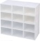 IRONLAND Shoe Storage Stackable Shoe Box Shoe Organizer for Sneaker (12 White)