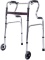 SUKONG Compact Folding Walker, Rising Aid 3 in 1 with Trigger Release and 5 inches Wheels Portable L
