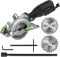 GALAX PRO 5.8 Amp 3500 RPM Mini Circular Saw, Max. Cutting Depth 1-11/16