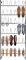 MyGift Wall Mounted Black Metal 36 Hook Shoe Rack / 18 Pair Entryway Shoe Storage Organizer Stand