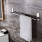 Taozun Towel Bar Self Adhesive 21.65-Inch Bathroom Brushed SUS 304 Stainless Steel Bath Wall Shelf R