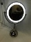 ROUND LIGHTED 10x MAKEUP MIRROR -TOUCH LIGHT
