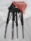 4 BLACK ADJUSTABLE TABLE LEGS