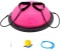 ATIVAFIT Half Ball Balance Trainer with Straps Yoga Balance Ball Anti Slip for Core Training Home Fi