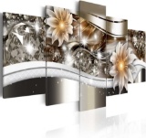 Everlands Flower Art Print Canvas Painting Contemporary Wall Picture Home Decoration for Bedroom Fas