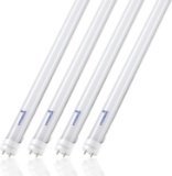 4 Foot LED Tube, T8 T10 T12 40 Watt Replacement (18W), Single End Ballast Bypass, Frosted Lens, UL,