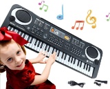Keyboard Piano Kids 61 Key Electronic Digital Piano Musical Instrument Kit with Microphone Music Hom