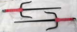 Superdo Octagon Metal Martial Arts Sai Silver 18 Inch Length Ninja Sai&Sai