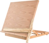 US Art Supply 5-Position Adjustable Wood Artist Drawing & Sketching Board