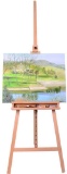 Mont Marte Floor Easel w/Tilt Beech Wood