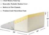 InteVision Foam Bed Wedge Pillow (25
