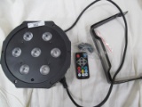 7 X 10 W LED PAR LIGHT WITH REMOTE(NEEDS BATTERY) WITH BRACKET