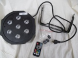 7 X 10 W LED PAR LIGHT WITH REMOTE(NEEDS BATTERY) WITH BRACKET