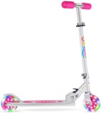 SMALL PINK SCOOTER WITH LIGHT UP WHEELS