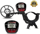 DR.ÖTEK Lightweight Metal Detector for Adults, Multi-Function with Pinpointer, Big Waterproof Coil f