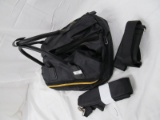 SMALL BLACK GYM BAG WITH SHOULDER STRAP