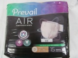 Prevail AIR Incontinence Briefs, Maximum Plus Absorbency SIZE 3