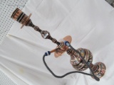 FLORAL HOOKA (see photo for a couple of dents)