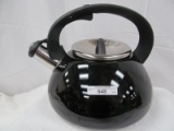 BLACK AND SILVER KETTLE