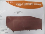 PATIO FURNITURE COVER SECTIONAL SOFA 128