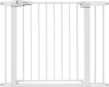 Flalivi Auto Close Safety Baby Gate, Easy Walk Thru Durability Child Gate for Doorways,Stairs. Inclu