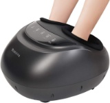 Shiatsu Foot Massager Machine with Heat - Electric Feet Massage with Adjustable Deep Kneading, Rolli