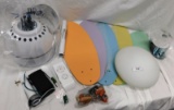 5 BLADE TROPICAL PASTEL CEILING FAN WITH REMOTE