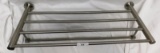 STAINLESS STEEL TOWEL BAR/ NEEDS HARDWARE TO ATTACH TO WALL