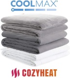 Degrees of Comfort Weighted Blanket w/ 2 Duvet Covers for Hot & Cold Sleepers|Advanced Nano-Ceramic