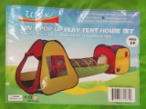 3 IN 1 POP UP PLAY TENT HOUSE SET