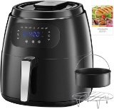 OMORC 7.6QT Large Air Fryer w/Capacity Expansion Rack & Cake Pan, 1700W Air Fryer XXL Oven w/Digital