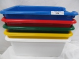 5 -ECR4Kids Scoop-Front Storage Bins, Easy-to-Grip Design Storage Cubbies, Kid Friendly and Built to