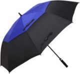 Doubwell Golf Umbrella Large Oversize 68 inches air Vent Double Canopy Windproof Automatic Straight