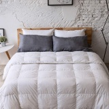 Down Comforter, Duvet Insert King, 100% Cotton Shell 106