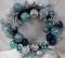 CHRISTMAS WREATH BLUE AND SILVER 20
