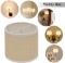 Wellmet Chandelier Lamp Shades ONLY for Candle Bulbs Clip-on Drum Mini Lamp Shades 5.5