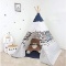 Arkmiido Teepee Tent for Kids Play Tent for Boy Girl Indoor & Outdoor Toddler Girls Boys Canvas Tipi